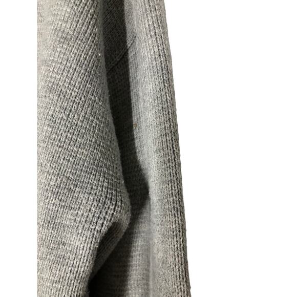 Victor Alfaro Mock Neck Sweater Oversized Gray XL - Picture 7 of 14